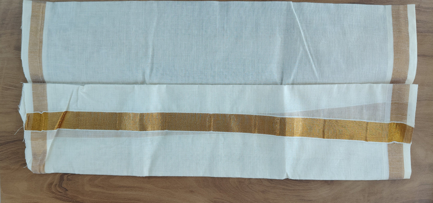 Kasavu Kerala style dhoti for new born babies