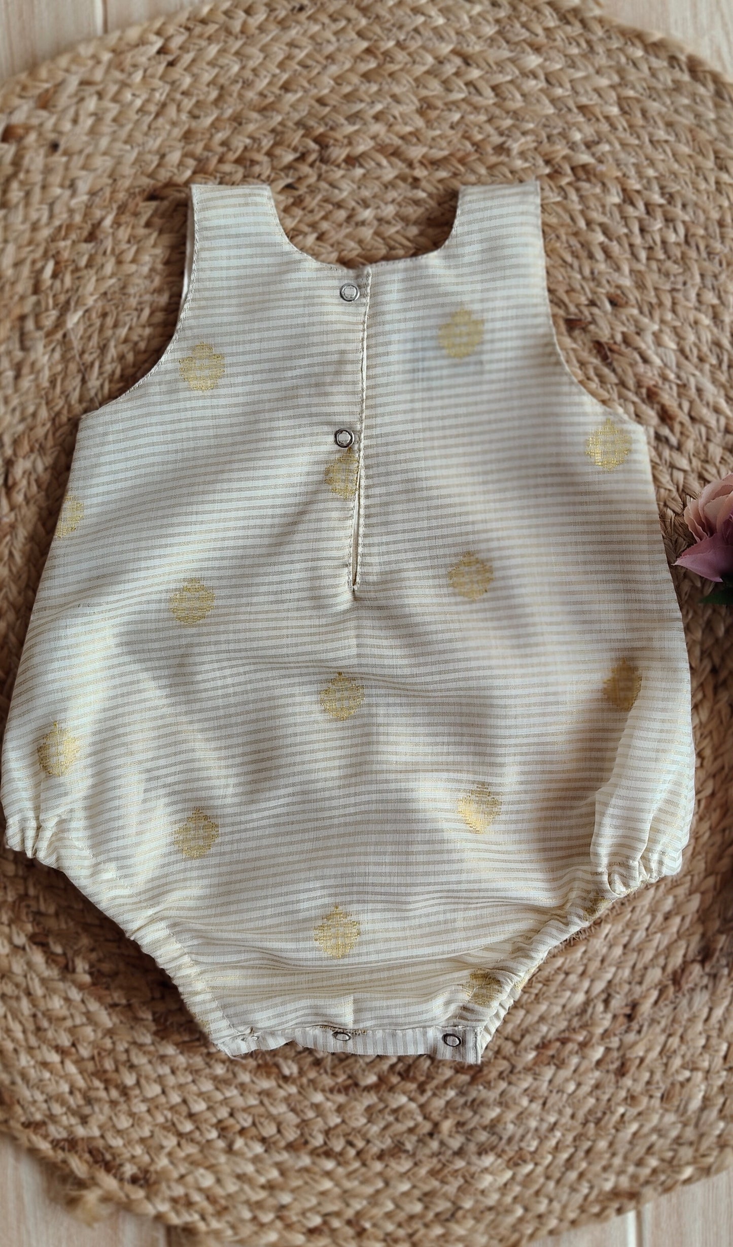 Onam Special Butta stripes Romper
