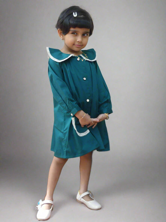 Caroline Dress in Green