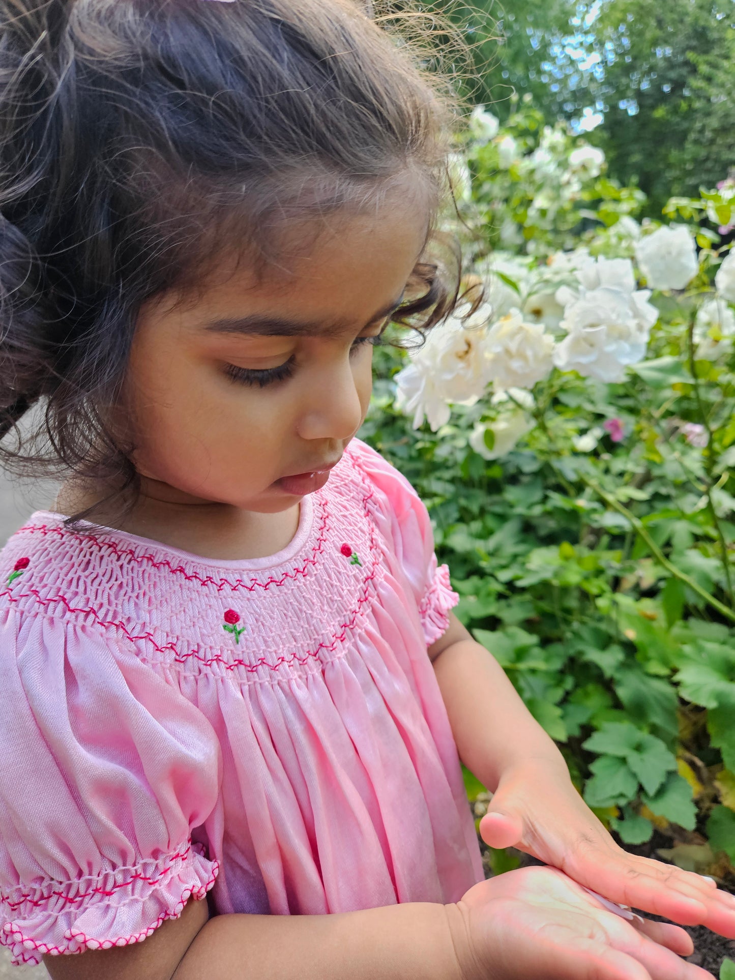 Rosie Smocked Bishop Dress Round