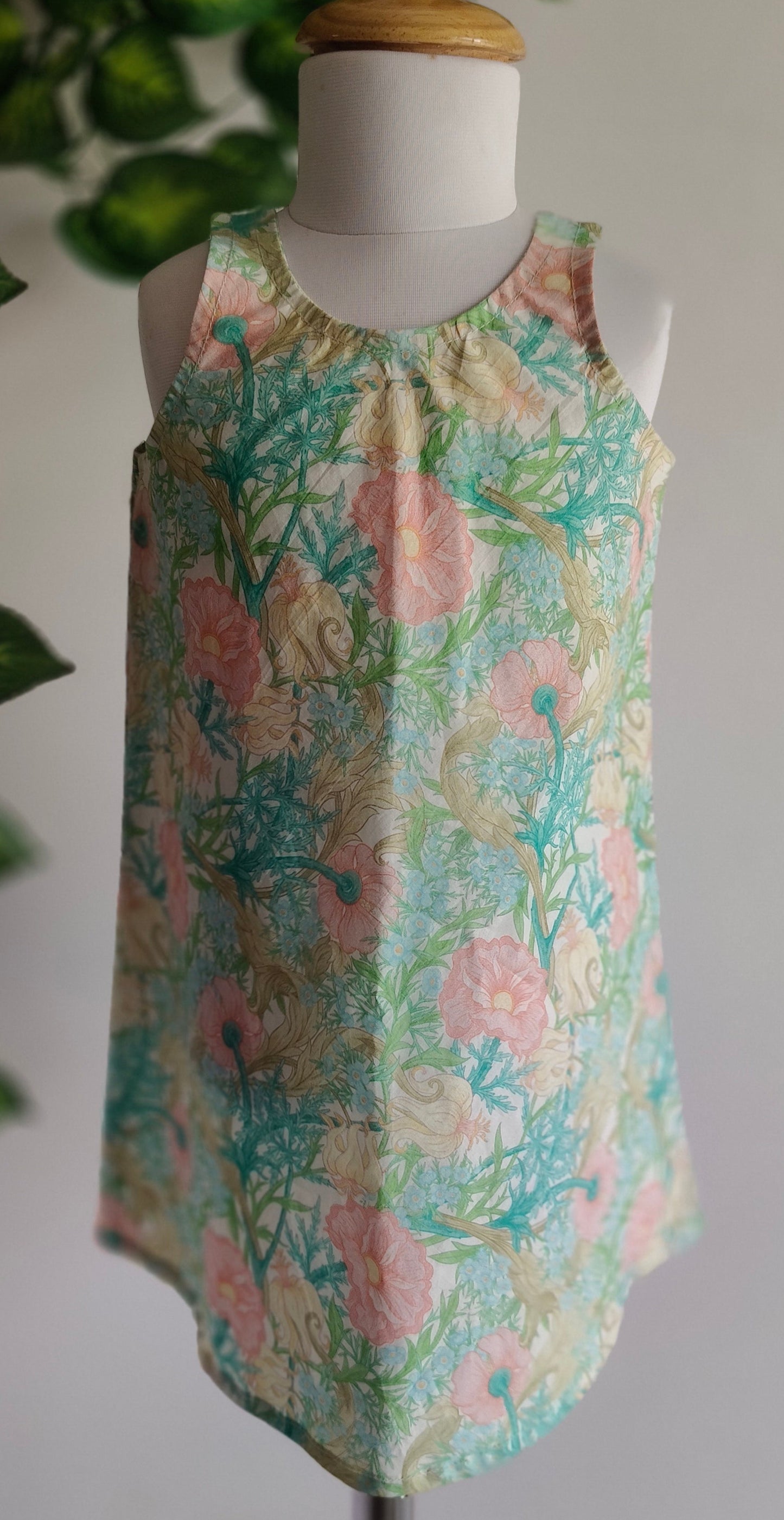 Wispering wine A-line dress