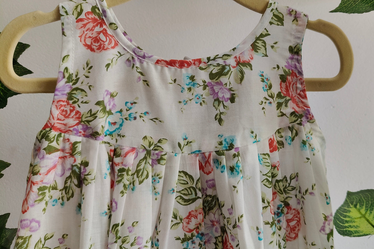 Little matilda white floral print dress