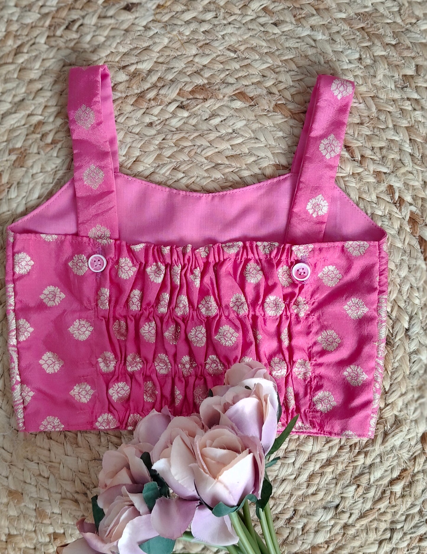 Festival Zari sleeveless Blouse