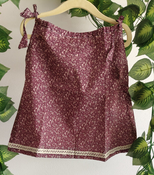 Pillow case dress in Purple Print