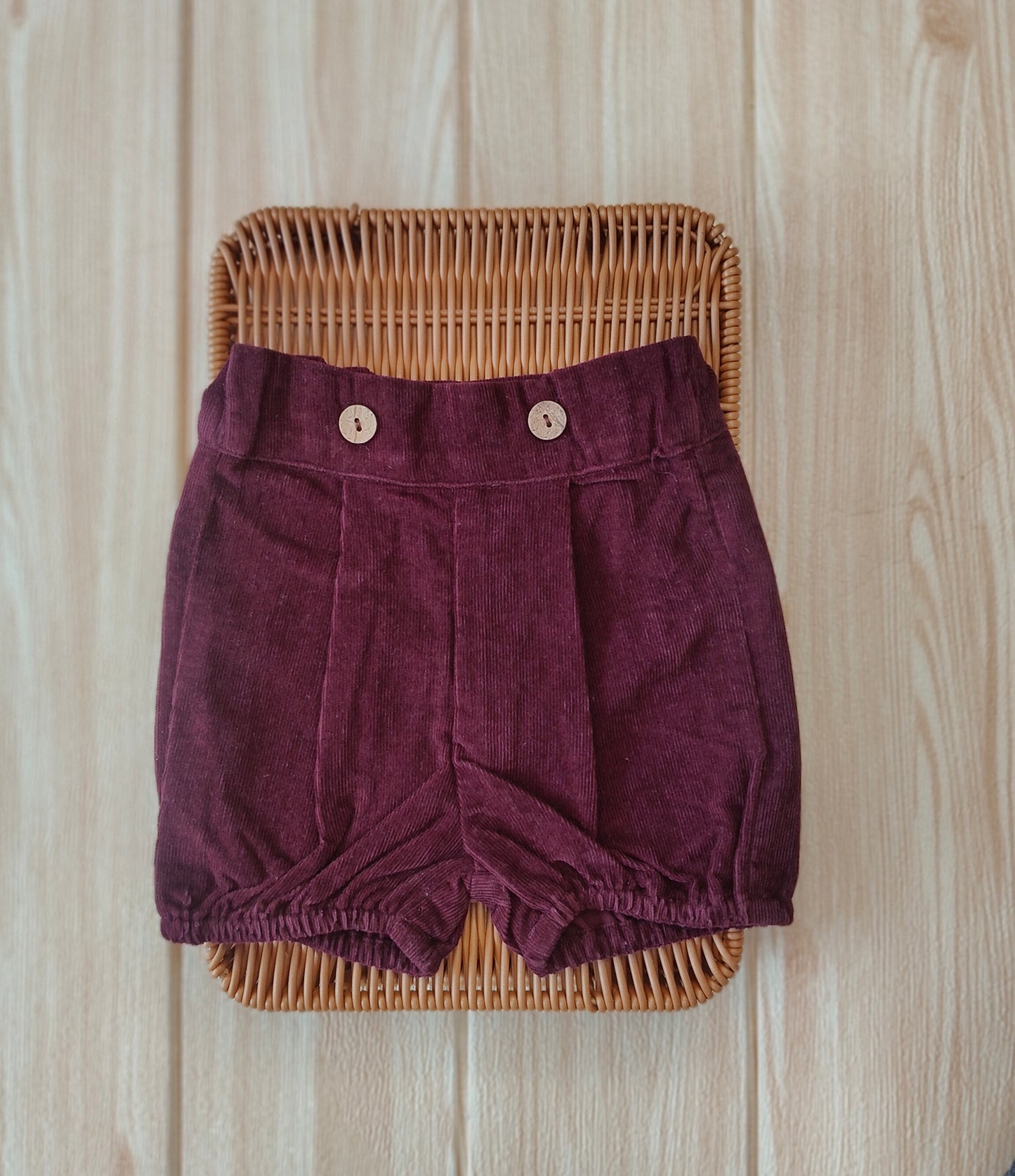 Corduroy Bubble Shorts