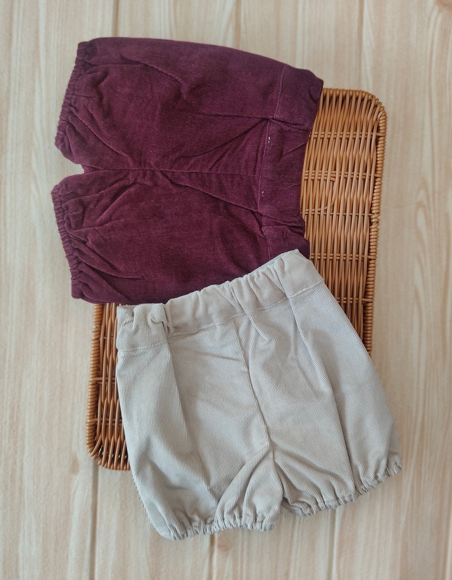Corduroy Bubble Shorts
