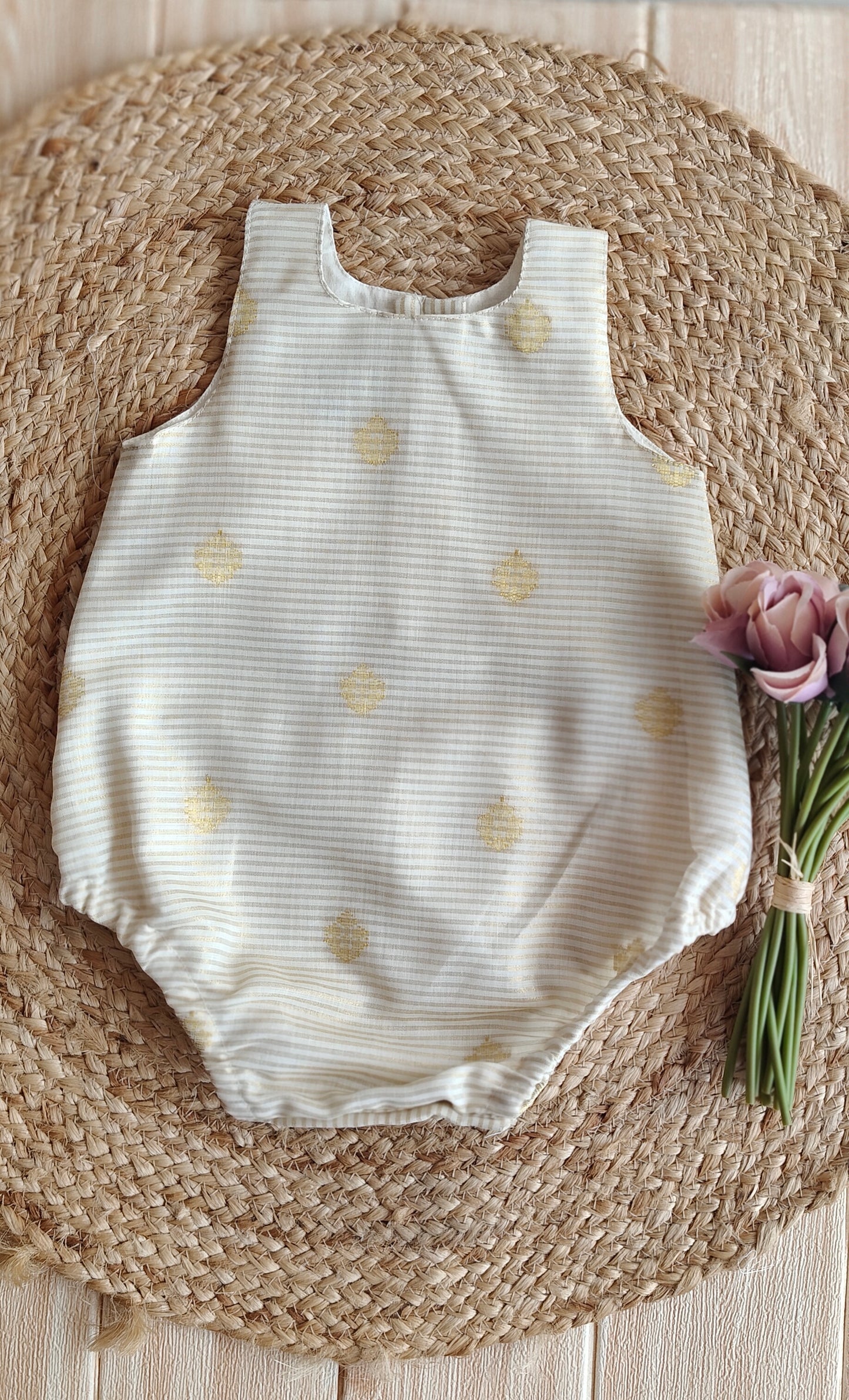 Onam Special Butta stripes Romper