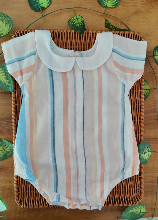 Earth stripes romber with collar