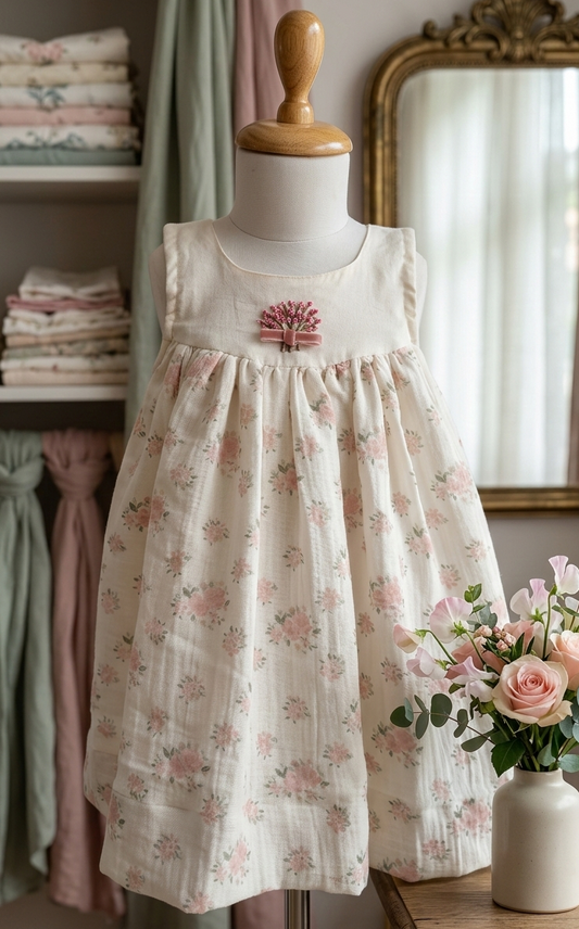 Little matilda with pink Bouquet