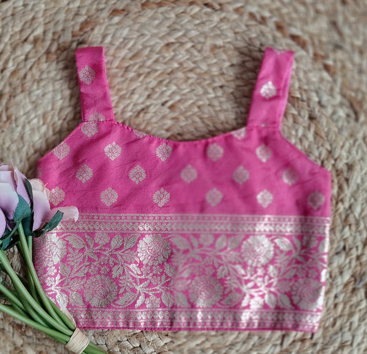 Festival Zari sleeveless Blouse