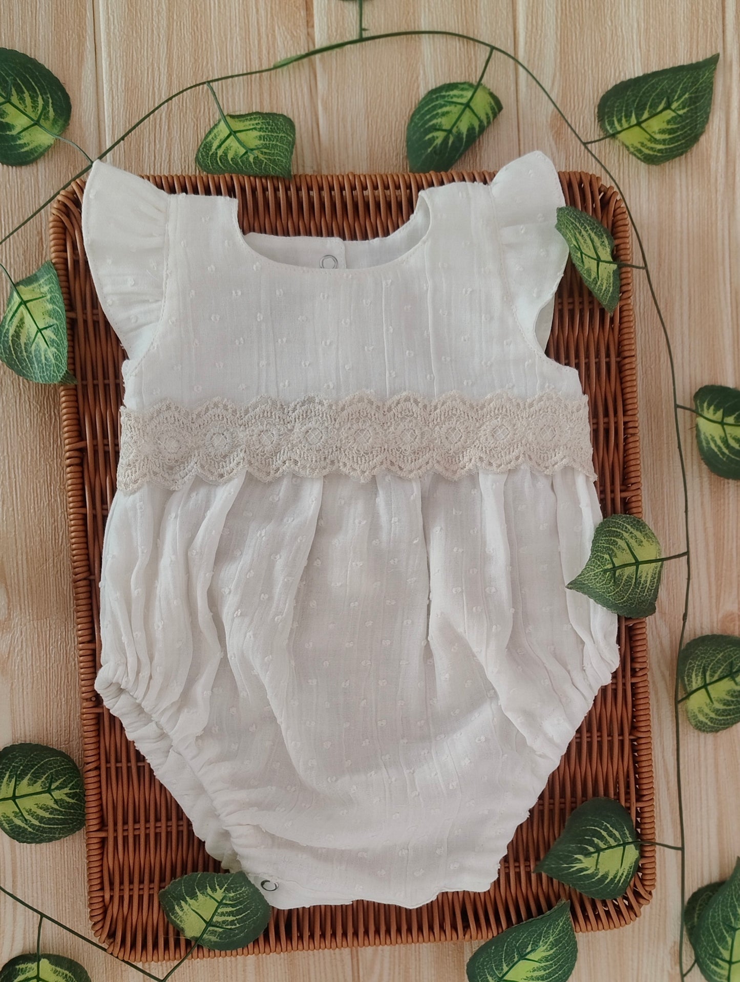 Seraphine Lace Romper